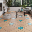 Terracotta 18x18 Matte Square Porcelain Large Format Tile (5 pack, 10.9 sq ft/case)