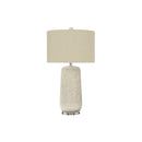 Contemporary Lighting, Table Lamp, Ceramic, Resin - Cream