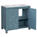 Bathroom Vanity Organizer With Sink, Combo Cabinet Set, Bathroom Storage Cabinet by HouseOfZazla