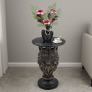 Wolf Head Accent Table Animal Statue End Tables Livingroom