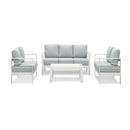 Outdoor Patio Set With All-Weather Thick Cushions by HouseOfZazla