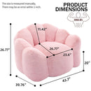 Lotus Style Compression Sofa With Pull Ring by Unique Piece Furniture