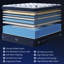 Bedstory Spine Align Pro 14" Twin Firm Pressure Relieving Cooling Hybrid Mattress by HouseOfZazla