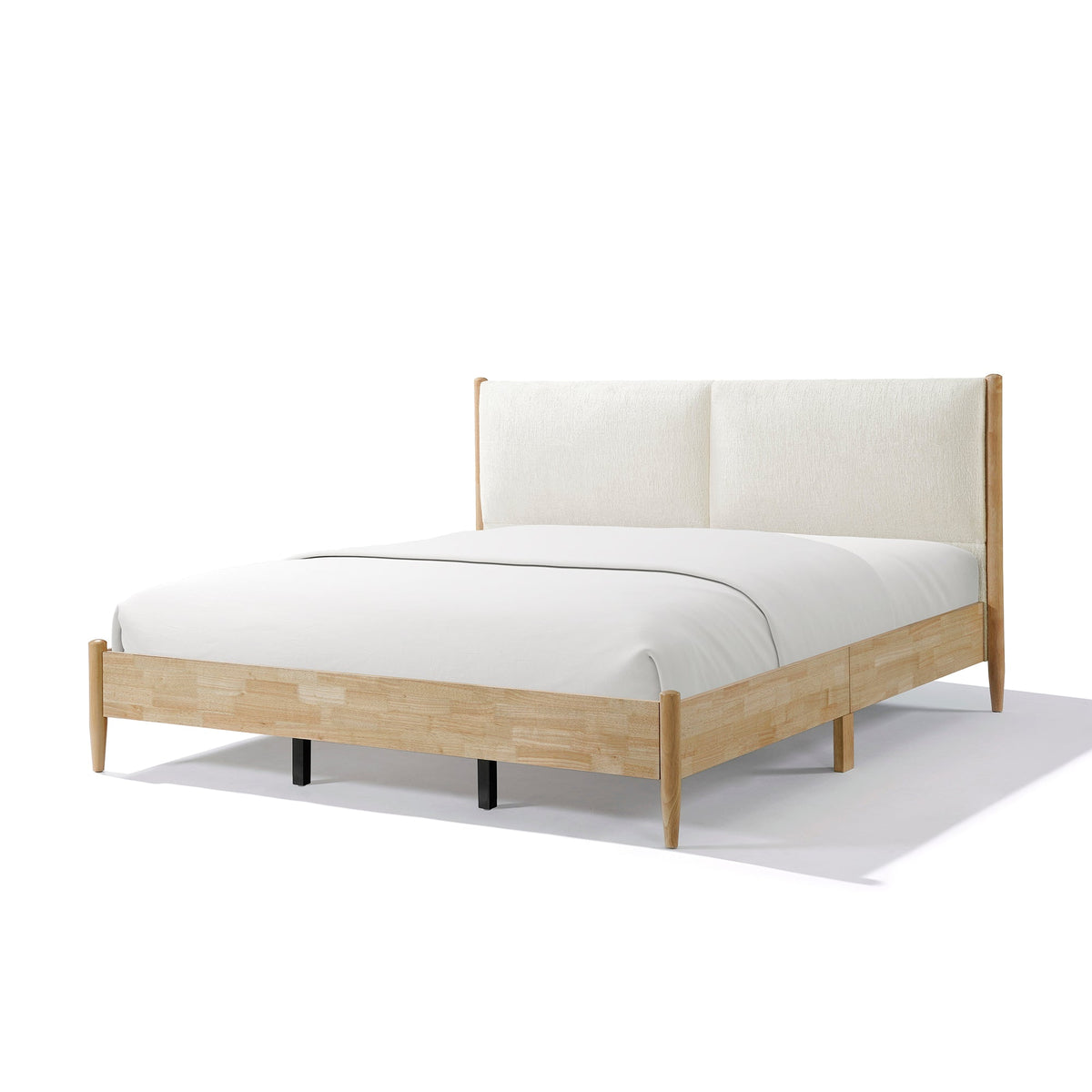 King Natural Wood Bed Frame, photo 7 of 10