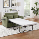Sleeper Sofa With Foldable Mattress, USB Ports, Side Table & Storage Pocket by Unique Piece Furniture