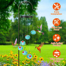 Wind Chimes Humming Bird Feeder Ant and Bee Proof Outdoor Hanging Hummingbird Feeder For Viewing Decoration For Garden Patio Yard Balcony by GBruno Store