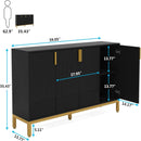 Buffet Sideboard Cabinet With Geometric Doors by HouseOfZazla