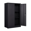 Metal Storage Cabinet With Locking Doors And Adjustable Shelf, Folding Filing Storage Cabinet, Folding Storage Locker Cabinet For Home Office, School, Garage by Unique Piece Furniture