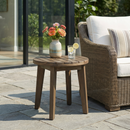 Outdoor 16" Acacia Wood Side Table