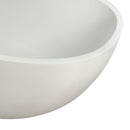 65.2" Freestanding Solid Surface Soaking Bathtub For Bathroom - Matte White by HouseOfZazla
