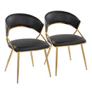 Jie - Glam Dining Chair (Set of 2) by HouseOfZazla