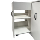 3 Tier Wooden Floor Standing Bookcase with Slide Out Drawer Storage by HouseOfZazla