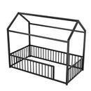 Montessori Floor Bed Frame With House Shape by HouseOfZazla