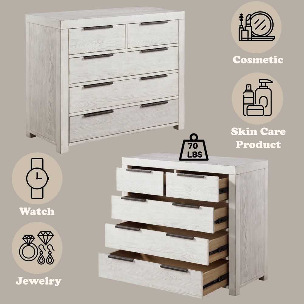 Celerina - Chest - Weathered White, photo 4 of 7