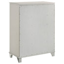 Gwendolyn - 5 Drawer Bedroom Chest Of Drawers - White by HouseOfZazla