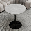 27.6-Inch Round Faux Marble Dining Table by HouseOfZazla