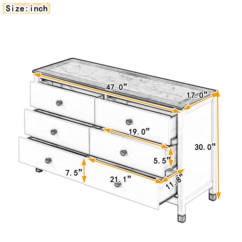 3-Pieces Bedroom Sets Twin Size House Bed with Storage Headboard, Wooden Nightstand and Storage Dresser,White