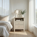 Fluted Nightstand With 2 Drawers by HouseOfZazla