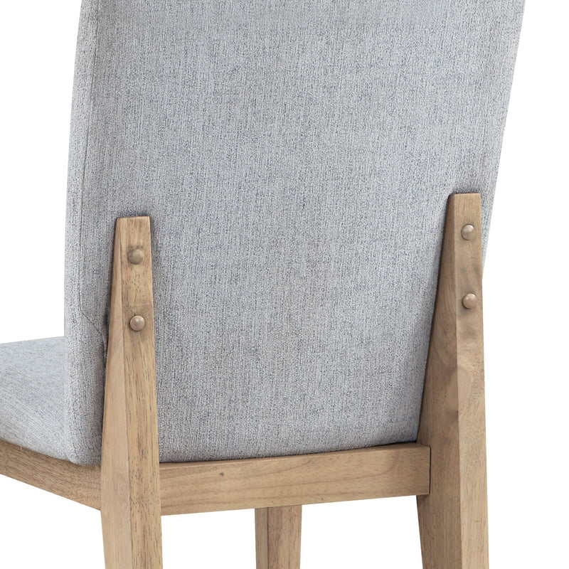 Caspian - And Oak Finish Dining Chair (Set of 2) - Gray, photo 4 of 5