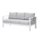 All-Weather Patio Sofa & Cushions, 3 Seat Outdoor Couch by HouseOfZazla