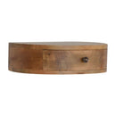 Wall Mounted Rounded Nightstand - Oak by Unique Piece Furniture