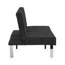 Modern Sofa Bed With Wood Frame And Stainless Legs by HouseOfZazla