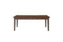 2 Tone 6 Drawer Dining Table - Gray