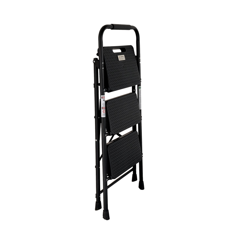 3 Step Ladder Folding Step Stool with Wide Anti-Slip Pedal, photo 2 of 10