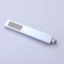 2-Spray Patterns Wall Mount Dual Shower Heads And Handheld Shower With Pressure Balance Valve in Chrome