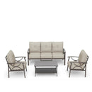 Patio Furniture Set with Coffee Table and Cushions for Backyard by HouseOfZazla