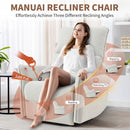 270° Power Swivel Rocker Glider Recliner Chair With USB Ports by Unique Piece Furniture