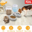 3.5L/1Gal Pet Water Dispenser Self-Dispensing Gravity Pets Water Feeder Automatic Pet Waterer Cat Dog by GBruno Store