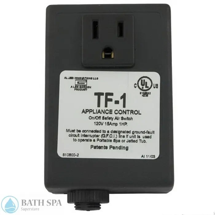 Allied Jetted Tub Control [TF-1] [Appliance Control] [120V] [On/Off] (910800-001)