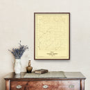 Vintage Map of Potter County, Pennsylvania 1856