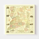 Vintage Map of Northumberland County, Pennsylvania 1874