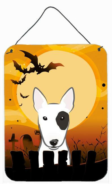 Halloween Bull Terrier Wall or Door Hanging Prints BB1767DS1216