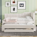 Upholstered Daybed With Trundle And 3 Drawers by HouseOfZazla