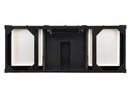 James Martin Brittany 60" Single Vanity Cabinet, Black Onyx