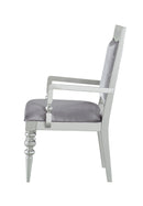 Maverick Arm Chair Set of 2 - Silver