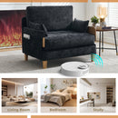 Mid Century Modern Foldable Sofa Bed, 3 In 1 Convertible Sleeper With 3 Pillows by HouseOfZazla