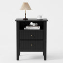 Fluted Nightstand With 2 Drawers by HouseOfZazla