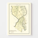 Vintage Map of Dorchester County, South Carolina 1900