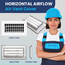 AC Register Vent Cover 8X4 Inch - Box of 16
