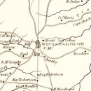 Vintage Map of Fairfield County, South Carolina 1825