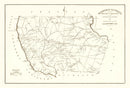 Vintage Map of Fairfield County, South Carolina 1825