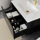 Wall Mounted Floating Bathroom Vanity With Sink And Drawers by HouseOfZazla