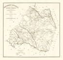 Vintage Map of Newberry County, South Carolina 1820