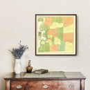 Vintage Map of Shelby County, Tennessee 1888