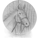 Horse Wood Drink Coasters