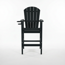 HDPE Bar Height Adirondack Chair with Cup Holder